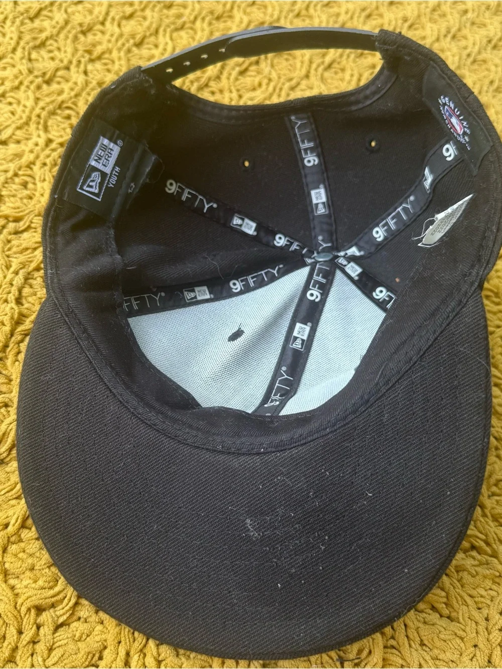 New Era Youth New York Yankees Fitted Hat Jay-Z Blueprint All Black Everything